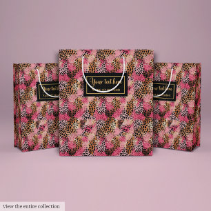 Sacola Para Presentes Média Saco de presente de água-forte com nome personaliz