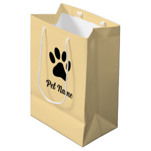 Sacola Para Presentes Média Saco de presente de aniversário de animal de estim