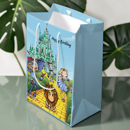 Sacola Para Presentes Média Saco de Presente de Aniversário Estrada de Tijolo