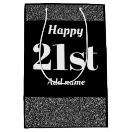 Sacola Para Presentes Média saco de presente de aniversário personalizado de n