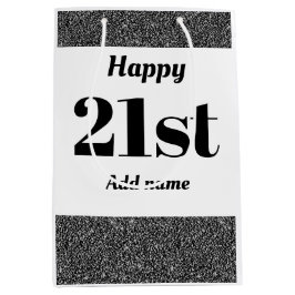 Sacola Para Presentes Média saco de presente de aniversário personalizado de n