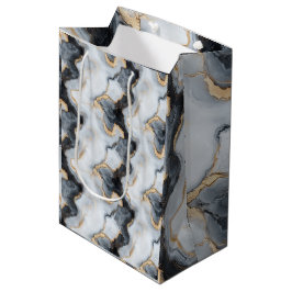 Sacola Para Presentes Média Saco de Presente de Designer com Impressão de Márm