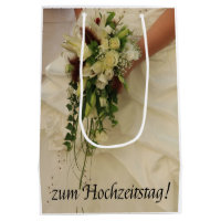 Saco de presente de felicitações pelo casamento al