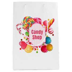 Sacola Para Presentes Média Saco de Presente de Loja de Doces