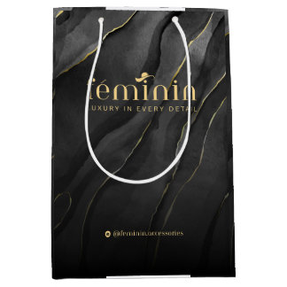 Sacola Para Presentes Média Saco de Presente de Marca Elegante Personalizado