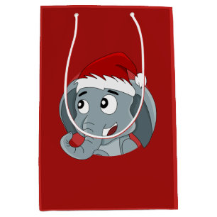 Sacola Para Presentes Média Saco de presente de meio de desenho animado de Nat