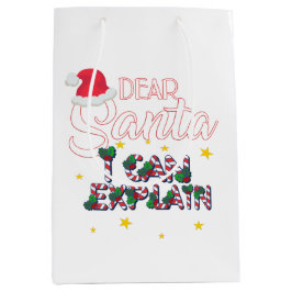 Sacola Para Presentes Média Saco de Presente de Natal