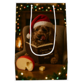 Sacola Para Presentes Média Saco de presente de Natal do Chee Tax - Cockerpoo 
