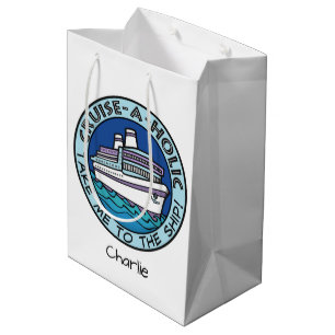 Sacola Para Presentes Média Saco de presente de nome personalizado Cruise-A-Ho