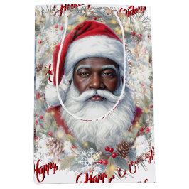 Sacola Para Presentes Média Saco de Presente de Papai Noel