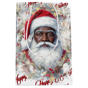 Sacola Para Presentes Média Saco de Presente de Papai Noel