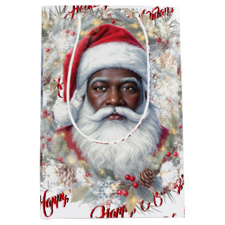 Sacola Para Presentes Média Saco de Presente de Papai Noel