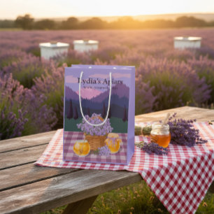 Sacola Para Presentes Média Saco de Presente de Papel Personalizado com Mel e 