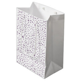 Sacola Para Presentes Média Saco de Presente de Pontos de Aquarela Confete de