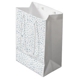 Sacola Para Presentes Média Saco de Presente de Pontos de Aquarela Confete do