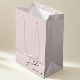 Sacola Para Presentes Média Saco de Presente de Proposta de Dama de Honra Rosa