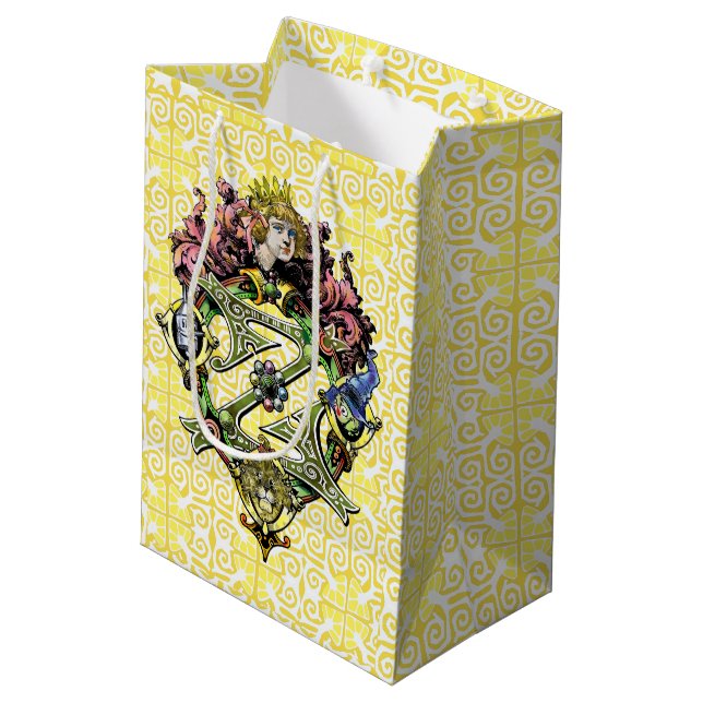 Sacola Para Presentes Média Saco de Presente do Mágico de Oz Clássico (Verso inclinado)
