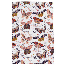 Sacola Para Presentes Média Saco de Presente do Padrão da Borboleta