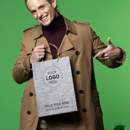 Sacola Para Presentes Média Saco de Presente Empresarial Minimalista Moderno