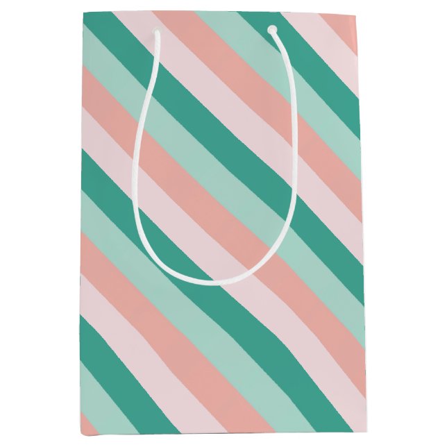 Sacola Para Presentes Média Saco de Presente Médio Candy Mint (Frente)