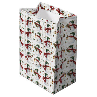 Sacola Para Presentes Média Saco de Presente Médio de Boas-Vindas de Inverno H