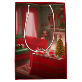 Sacola Para Presentes Média Saco de presente médio de Natal