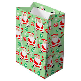 Sacola Para Presentes Média Saco de Presente Médio de Natal de Disc Golf