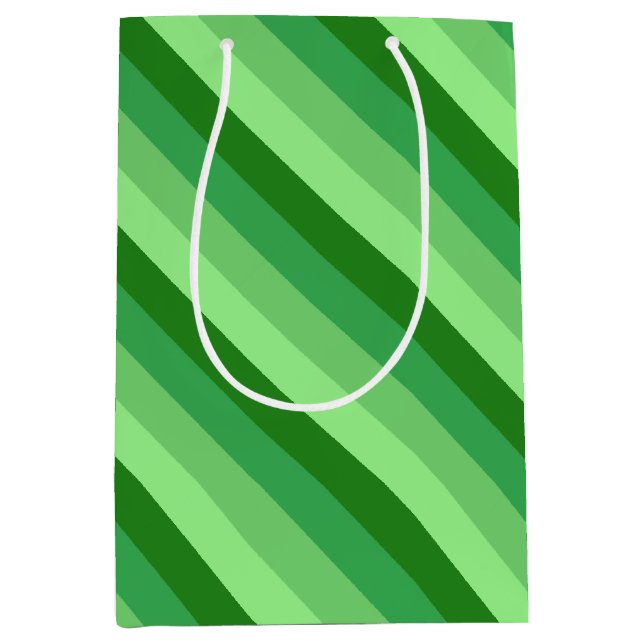 Sacola Para Presentes Média Saco de Presente Médio Grama Verde (Frente)