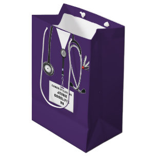 Sacola Para Presentes Média Saco de Presente Médio para Formatura de Enfermage