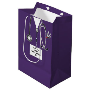 Sacola Para Presentes Média Saco de Presente Médio para Formatura de Medicina