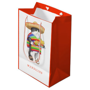 Sacola Para Presentes Média Saco de Presente Médio WENDELITO