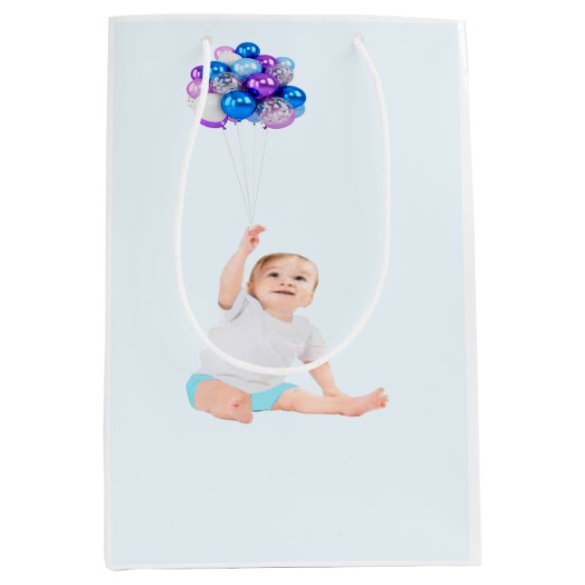 Sacola Para Presentes Média Saco de Presente para Menino (Frente)