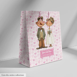 Sacola Para Presentes Média Saco de presente para recém-casados de água para o