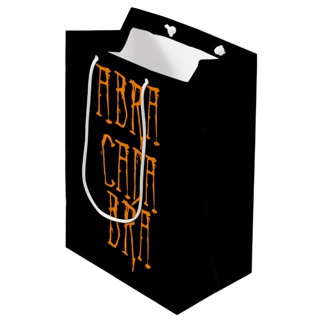 Sacola Para Presentes Média Saco de Presentes Abracadabra (Frente inclinada)