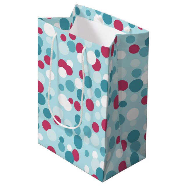 Sacola Para Presentes Média Saco de Presentes de Frutas de Inverno (Frente inclinada)