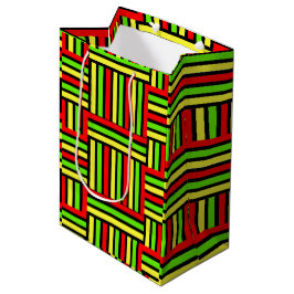 Sacola Para Presentes Média Saco de presentes geométricos de inspiração africa