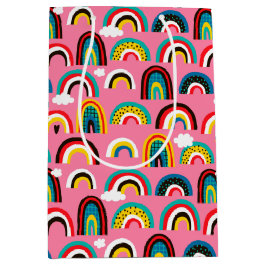 Sacola Para Presentes Média Saco de Presentes Todos os Arco-íris