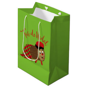 Sacola Para Presentes Média Saco de Tio De Nadal Presente
