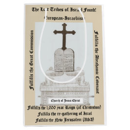 Sacola Para Presentes Média Saco do Patrimônio Cristão