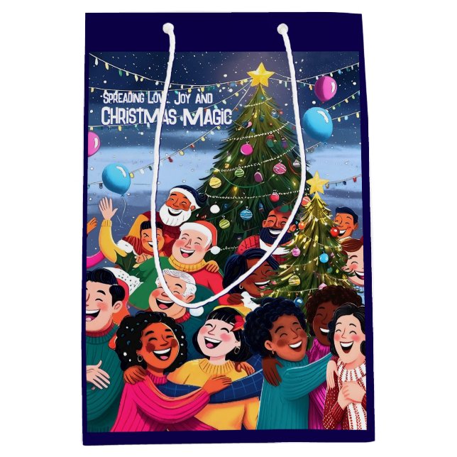 Sacola Para Presentes Média Saco do presente (Frente)