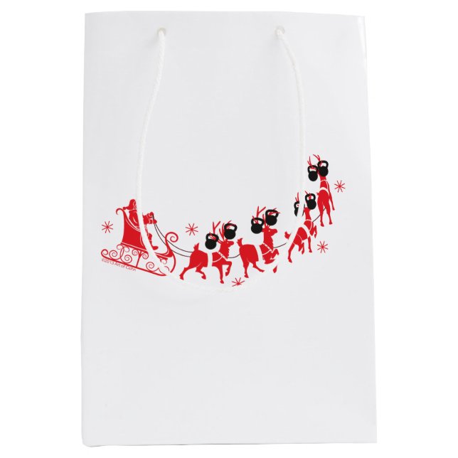 Sacola Para Presentes Média Saco do Presente (Frente)