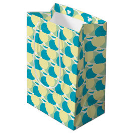 Sacola Para Presentes Média Saco do Presente - Círculos de Pastel Sobrepostos