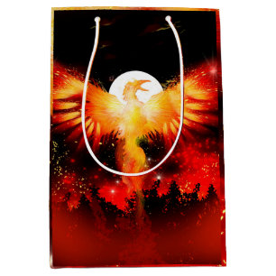 Sacola Para Presentes Média Saco do presente da ascensão de Phoenix