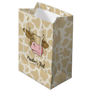 Sacola Para Presentes Média Saco do Presente da Cabeça de Vaca