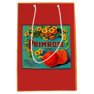 Sacola Para Presentes Média Saco do presente da empresa da fruta do vintage