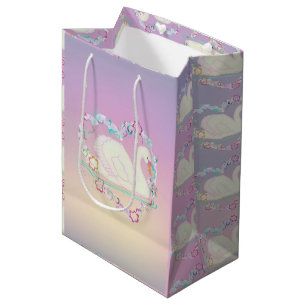 Sacola Para Presentes Média Saco do presente da princesa da cisne