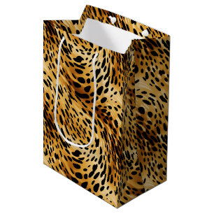 Sacola Para Presentes Média Saco do Presente de Impressão Leopard