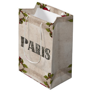 Sacola Para Presentes Média Saco do Presente de Paris