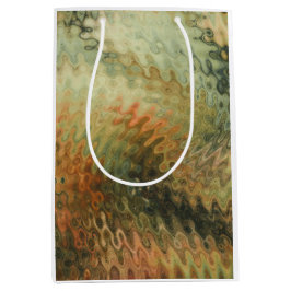 Sacola Para Presentes Média Saco do Presente do Abstrato de outono