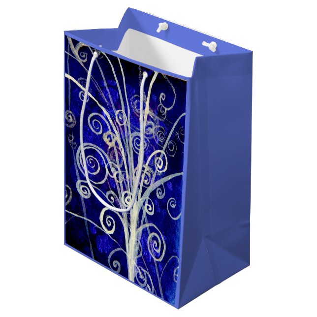 Sacola Para Presentes Média Saco do Presente do Buquê de Partículas (Frente inclinada)